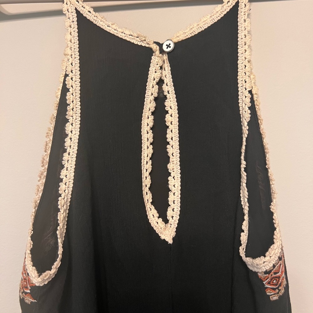 House of Harlow 1960 Black and Cream Midi Dress - Picture 5 of 5